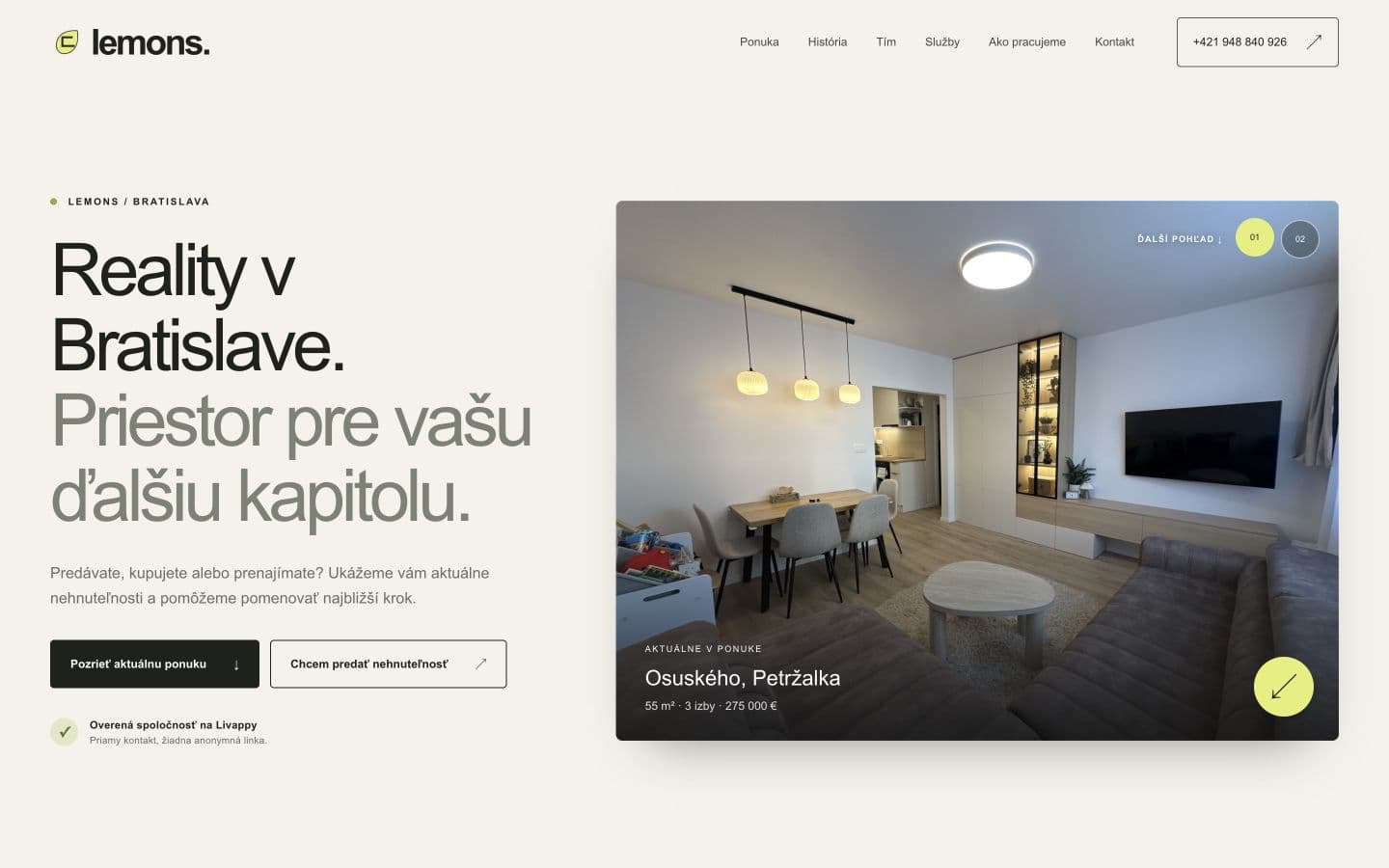 LEMONS — ukážka projektu